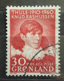 Poštová známka Grónsko 1960 Knud Rasmussen Mi# 45