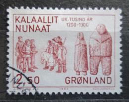 Poštová známka Grónsko 1983 Døevìné panenky Mi# 143