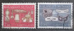 Poštové známky Grónsko 1987 Staré pøedmìty denní potøeby Mi# 174-75