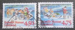 Poštové známky Grónsko 1997 Vianoce Mi# 313-14