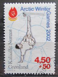 Poštová známka Grónsko 2001 Arktické zimní hry Mi# 365