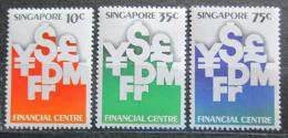 Poštové známky Singapur 1981 Monetární samospráva, 10. výroèie Mi# 373-75