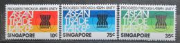 Poštové známky Singapur 1980 Ve¾trh ASEAN Mi# 366-68