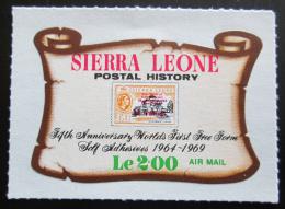Potov znmka Sierra Leone 1969 Potovn historie Mi# 448 Kat 22
