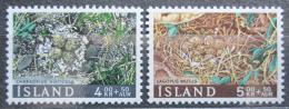Poštové známky Island 1967 Ptaèí vejce Mi# 413-14