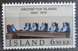 Poštová známka Island 1970 Vrchní soud, 50. výroèie Mi# 438