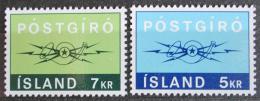 Poštové známky Island 1971 Kontrolní služba pošty Mi# 453-54