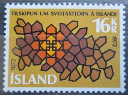 Poštová známka Island 1972 Samospráva Mi# 463