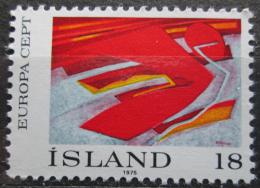 Poštová známka Island 1975 Európa CEPT, umenie Mi# 502