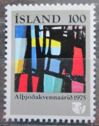 Poštová známka Island 1975 Umenie, Nina Tryggvadóttir Mi# 510