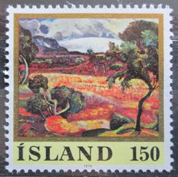 Poštová známka Island 1976 Umenie, Asgrimur Jonsson Mi# 513