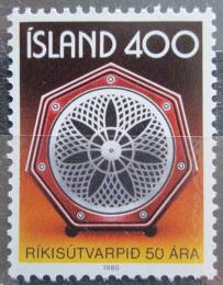 Poštová známka Island 1980 Státní rádio, 50. výroèie Mi# 562
