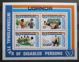 Poštové známky Uganda 1981 Medzinárodný rok postižených Mi# Block 31