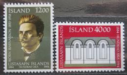 Poštové známky Island 1984 Národní galerie, 100. výroèie Mi# 622-23