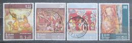 Poštové známky Srí Lanka 1973 Náboženské umenie Mi# 433-36