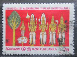 Poštová známka Srí Lanka 1988 Vesak, umenie Mi# 822