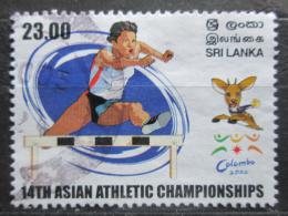 Poštová známka Srí Lanka 2002 Atletika, pøekážkový bìh Mi# 1350