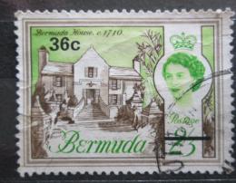 Poštová známka Bermudy 1970 Starý dùm pretlaè Mi# 240 X