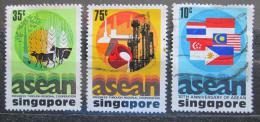 Potov znmky Singapur 1977 ASEAN, 10. vroie Mi# 285-87 - zvi obrzok