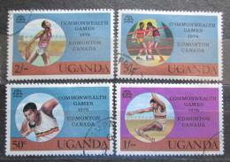 Poštové známky Uganda 1978 Hry Commonwealthu Mi# 179-82