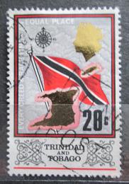 Poštová známka Trinidad a Tobago 1969 Štátna vlajka Mi# 235
