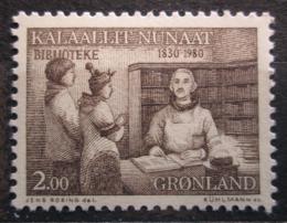 Poštová známka Grónsko 1980 Veøejné knihovny, 150. výroèie Mi# 123