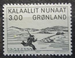 Poštová známka Grónsko 1980 Døevoøezba, Aron von Kangeq Mi# 124