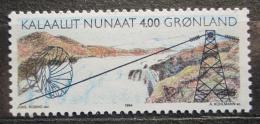 Poštová známka Grónsko 1994 Vodní elektrárna Mi# 246