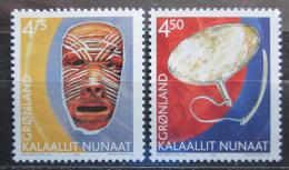 Poštové známky Grónsko 2002 Kulturní dìdictví Mi# 379-80