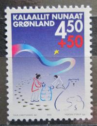 Poštová známka Grónsko 2002 Projekt pro dìti z problémových rodin Mi# 378