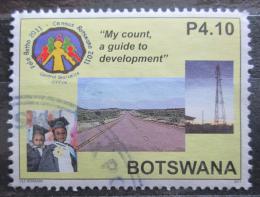 Poštová známka Botswana 2011 Sèítání lidu Mi# 946