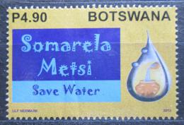 Poštová známka Botswana 2013 Šetøi vodou Mi# 970