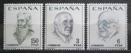 Poštové známky Španielsko 1966 Spisovatelé Mi# 1653-55