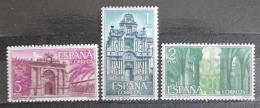 Poštové známky Španielsko 1966 Kláštory a opatství Mi# 1656-58