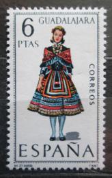 Poštová známka Španielsko 1968 ¼udový kroj Guadalajara Mi# 1776
