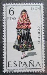 Poštová známka Španielsko 1969 ¼udový kroj Leon Mi# 1795