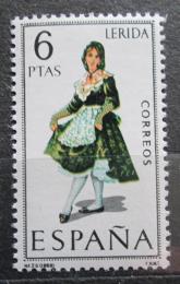 Poštová známka Španielsko 1969 ¼udový kroj Lerida Mi# 1806