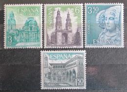 Poštové známky Španielsko 1969 Pamätihodnosti Mi# 1825-28