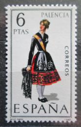 Poštová známka Španielsko 1970 ¼udový kroj Palencia Mi# 1844