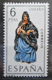 Poštová známka Španielsko 1970 ¼udový kroj Sáhara Mi# 1848