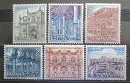 Poštové známky Španielsko 1970 Pamätihodnosti Mi# 1872-77