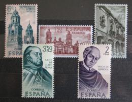 Poštové známky Španielsko 1970 Americká historie Mi# 1889-93