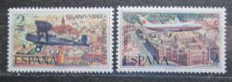 Poštové známky Španielsko 1971 Lietadla Mi# 1954-55
