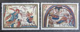 Poštové známky Španielsko 1972 Vianoce, umenie Mi# 2010-11