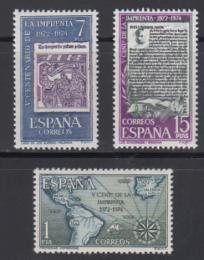 Poštové známky Španielsko 1973 Knihtisk ve Španìlsku, 500. výroèie Mi# 2059-61