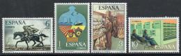 Poštové známky Španielsko 1976 Poštovní služby Mi# 2222-25