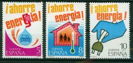 Poštové známky Španielsko 1979 Šetøení energiemi Mi# 2400-02