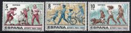 Poštové známky Španielsko 1979 Šport Mi# 2408-10