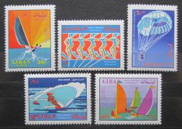 Poštové známky Libanon 1969 Vodní sporty Mi# 1088-92