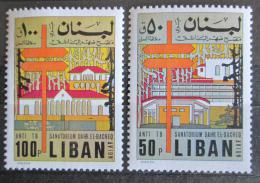 Poštové známky Libanon 1971 Boj proti tuberkulóze Mi# 1132-33